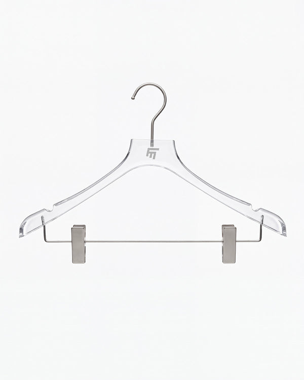 FM TRANSPARENT BOTTOM HANGER - PACK OF 3