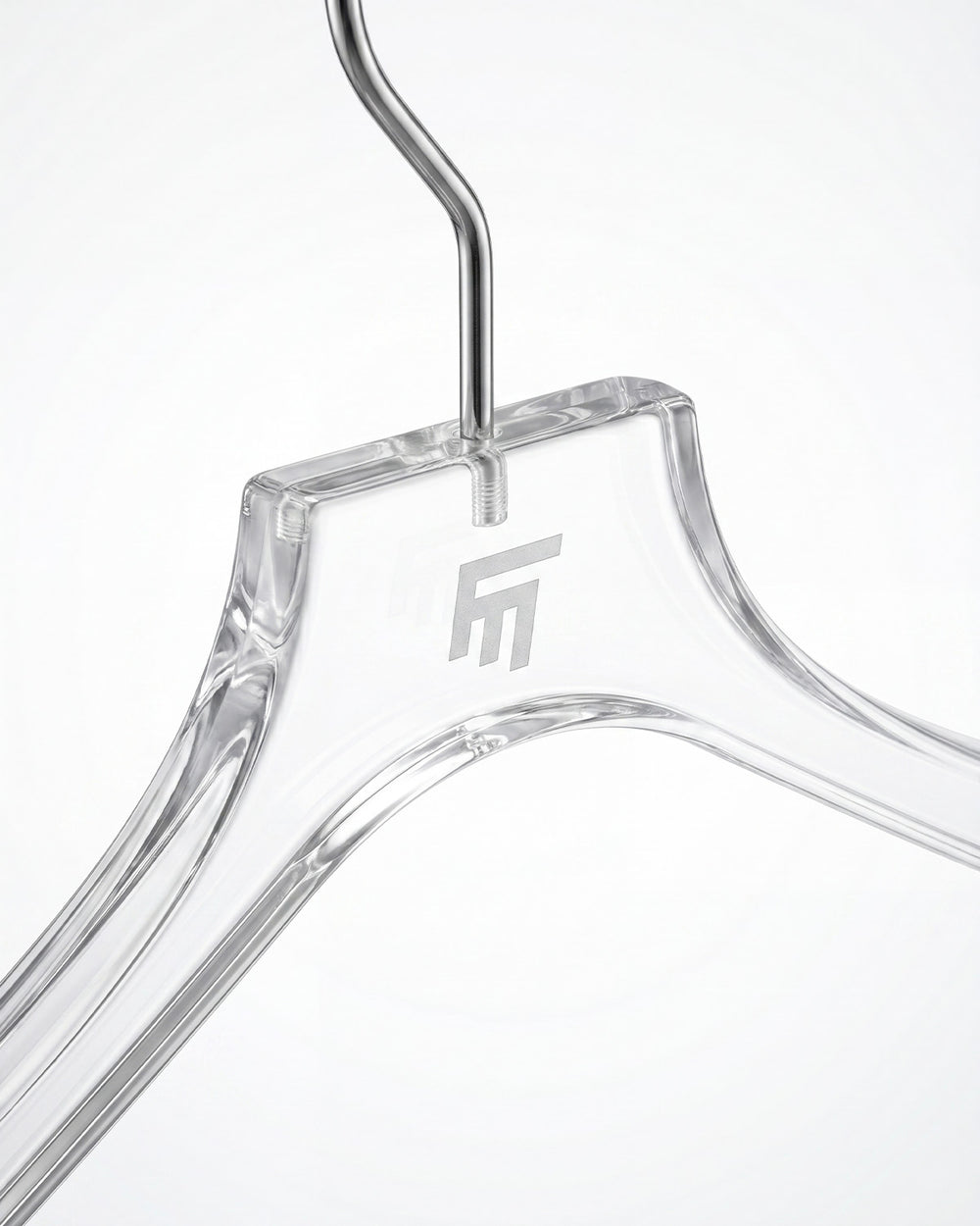 FM TRANSPARENT TOP HANGER - PACK OF 3