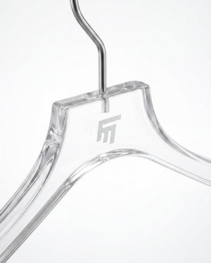 FM TRANSPARENT TOP HANGER - PACK OF 3