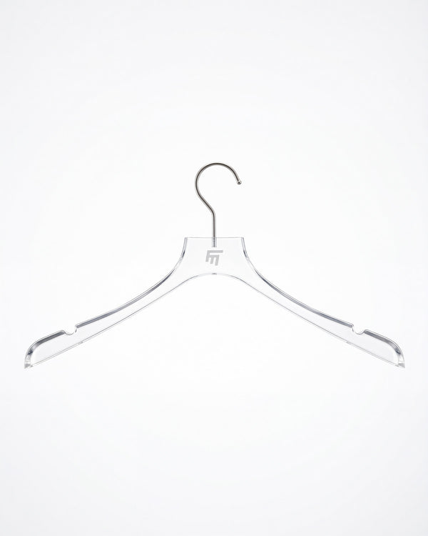 FM TRANSPARENT TOP HANGER - PACK OF 3
