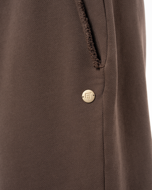 UNISEX GARMENT DYE SIGNATURE SHORT - COCOA BROWN