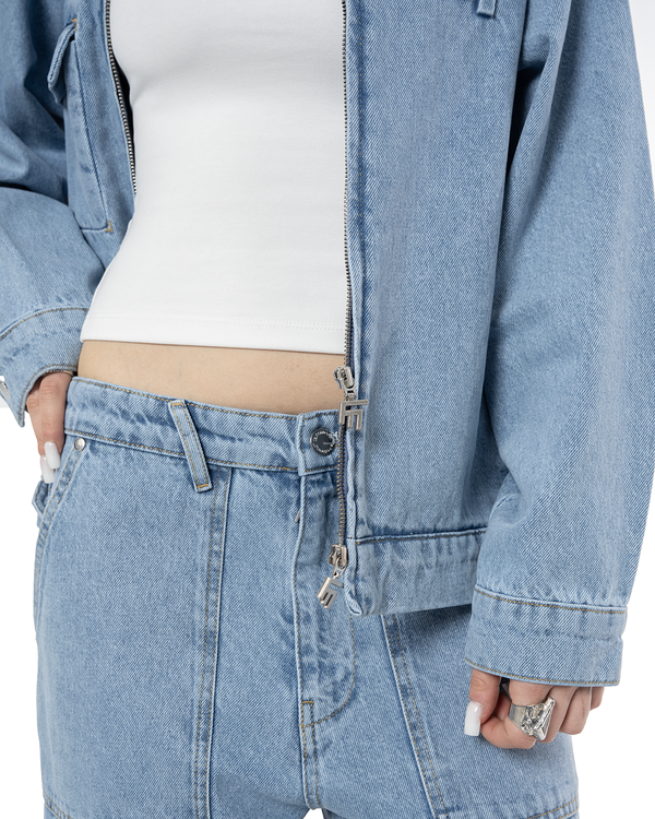 UNISEX DETROIT DENIM JACKET - BLUE