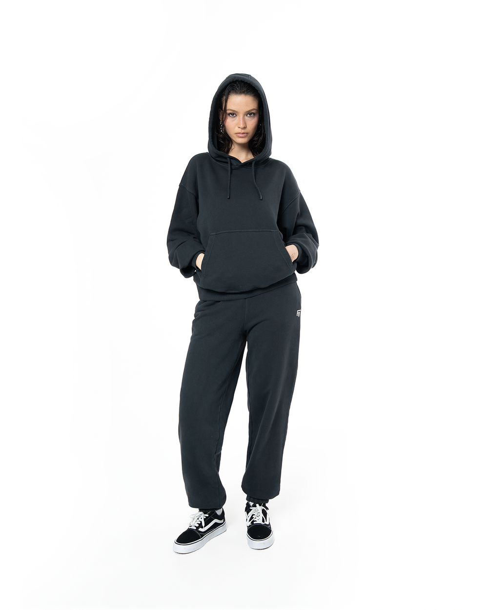 UNISEX CORE HOODIE - BLACK