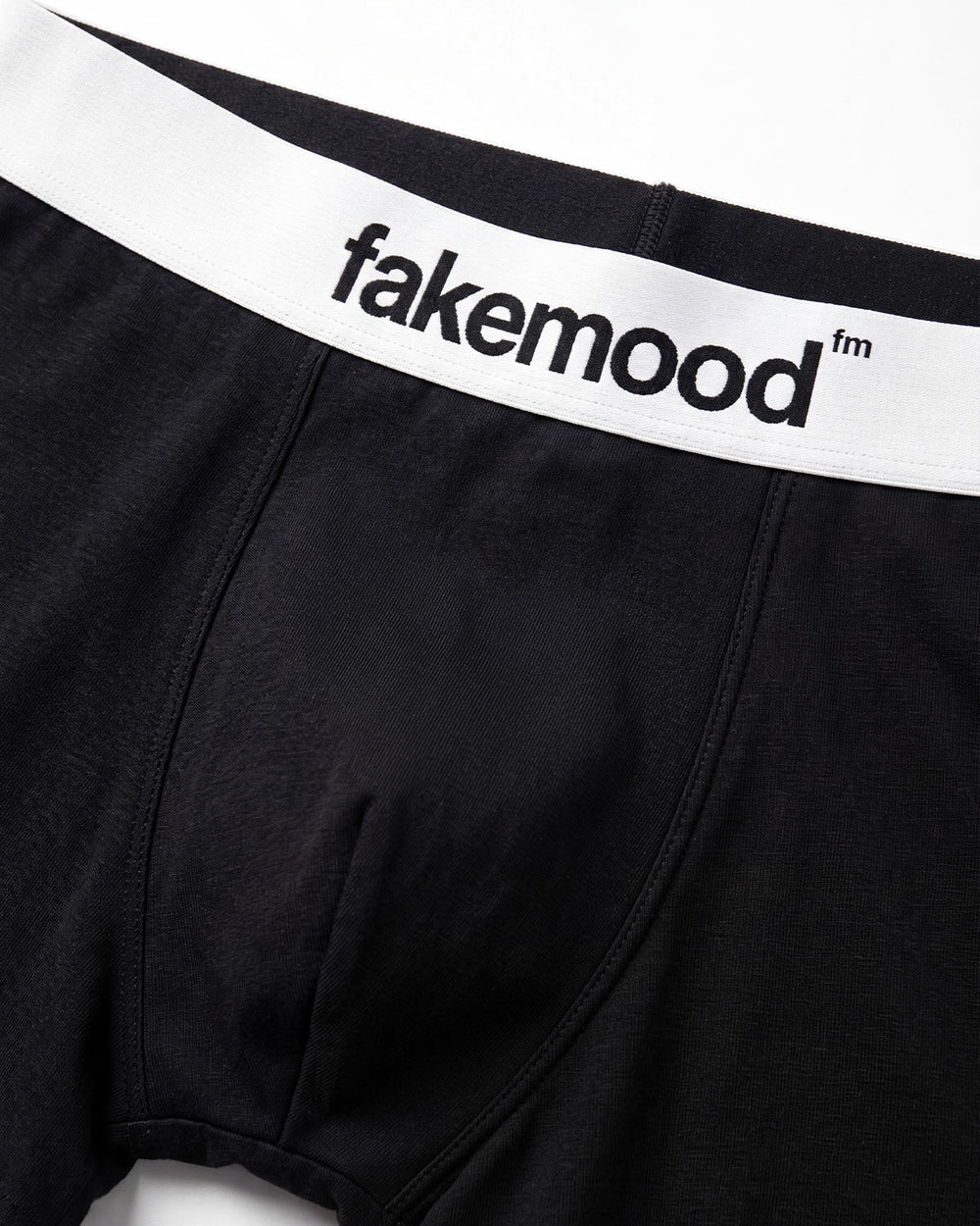 2'Lİ TAKIM FAKEMOOD LASTİKLİ PREMIUM PAMUK BOXER - SİYAH