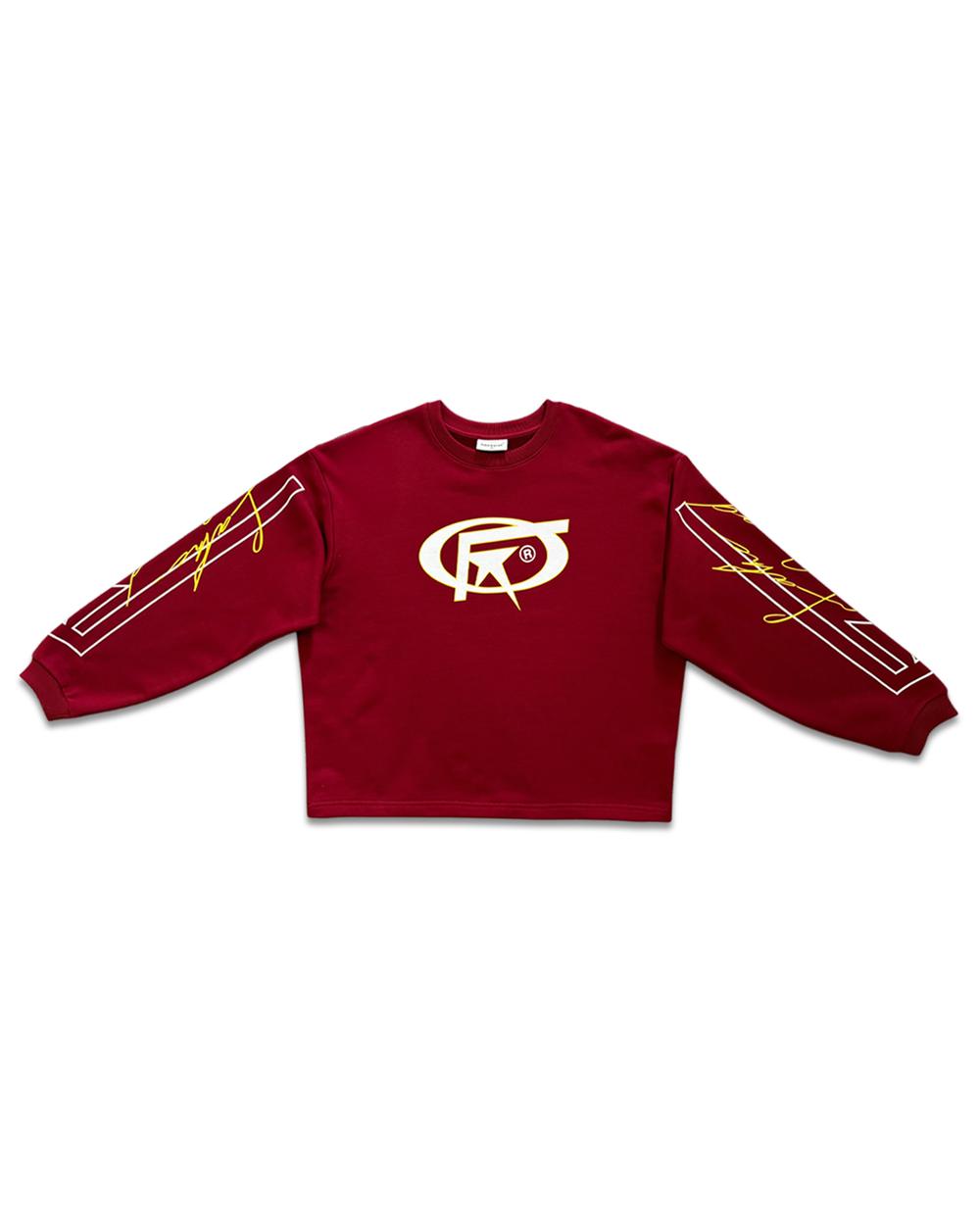 F*Star Ride or Die Baskılı Uzun Kollu T-Shirt - Kırmızı
