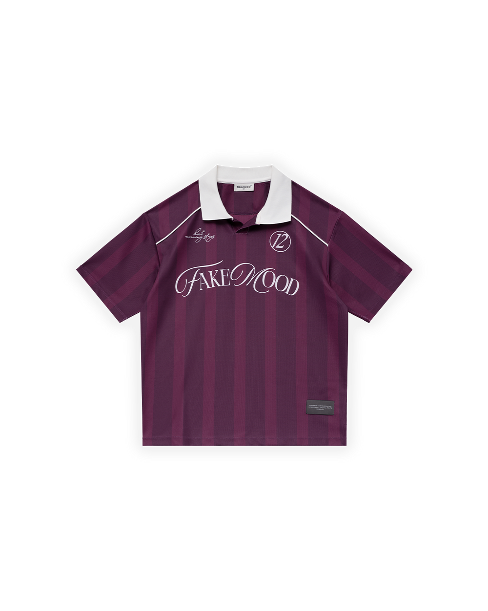 ERKEK OVERSIZE POLO YAKA JERSEY FAKEMOOD FORMA - MOR