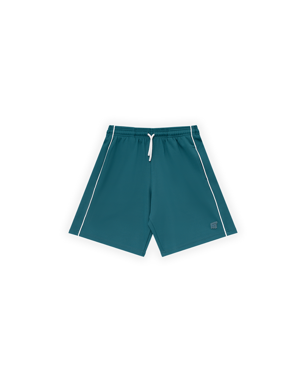 ERKEK OVERSIZE JERSEY KUMAŞ FM ICON DETAYLI GOLF ŞORT - YEŞİL
