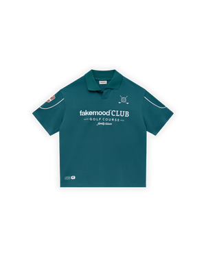 ERKEK OVERSIZE FAKEMOOD JERSEY POLO YAKA GOLF FORMA - YEŞİL