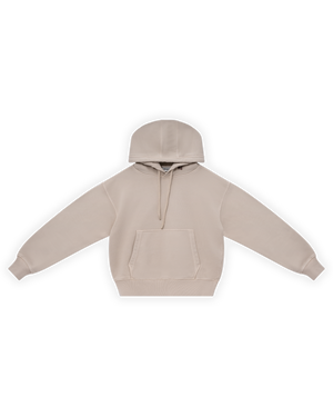 ERKEK OVERSIZE FM ICON NAKIŞLI HOODIE - BEJ