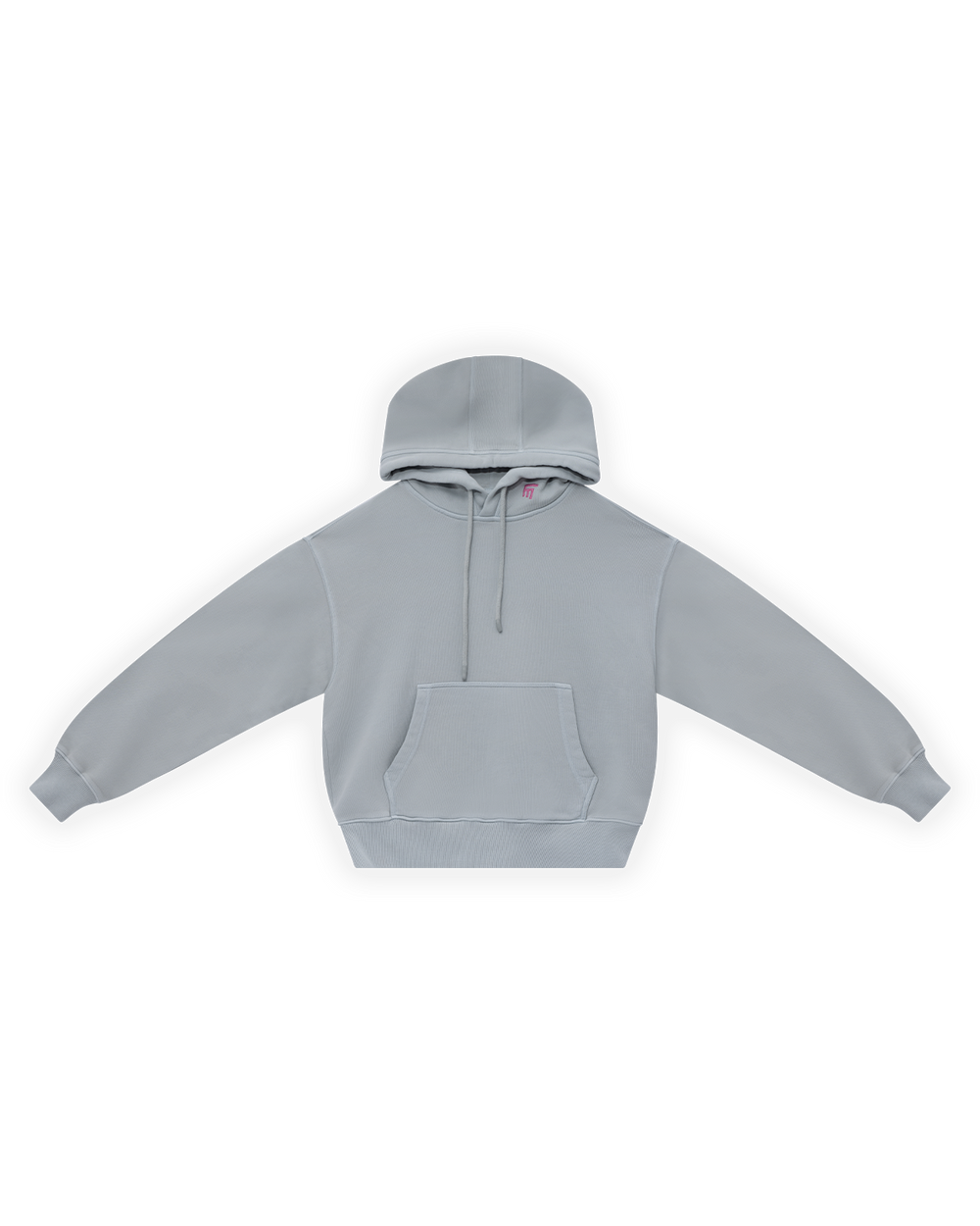 ERKEK OVERSIZE FM ICON NAKIŞLI HOODIE - MAVİ